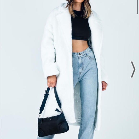 Princess Polly Jackets & Blazers - NWT Princess Polly Kalin Jacket Off White